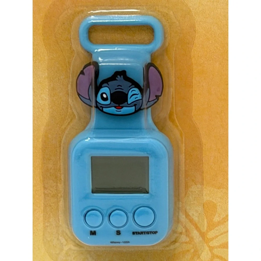 Disney Lilo & Stitch Blue Digital Kitchen Timer Magnetic Winking Stitch 1225A